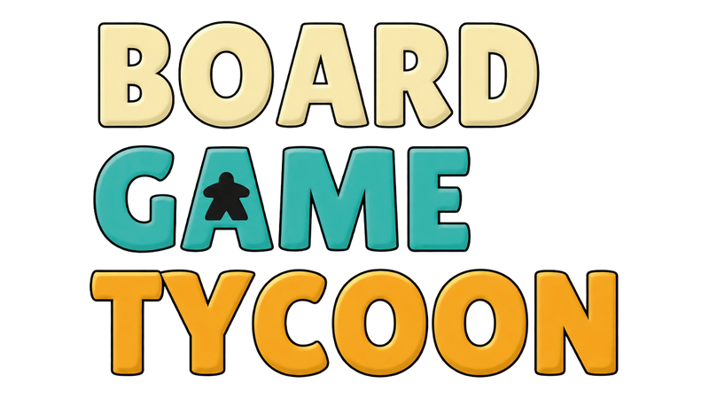 The Board Game Tycoon logo on a transparent background